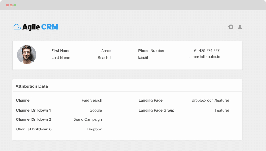 Agile CRM Profile