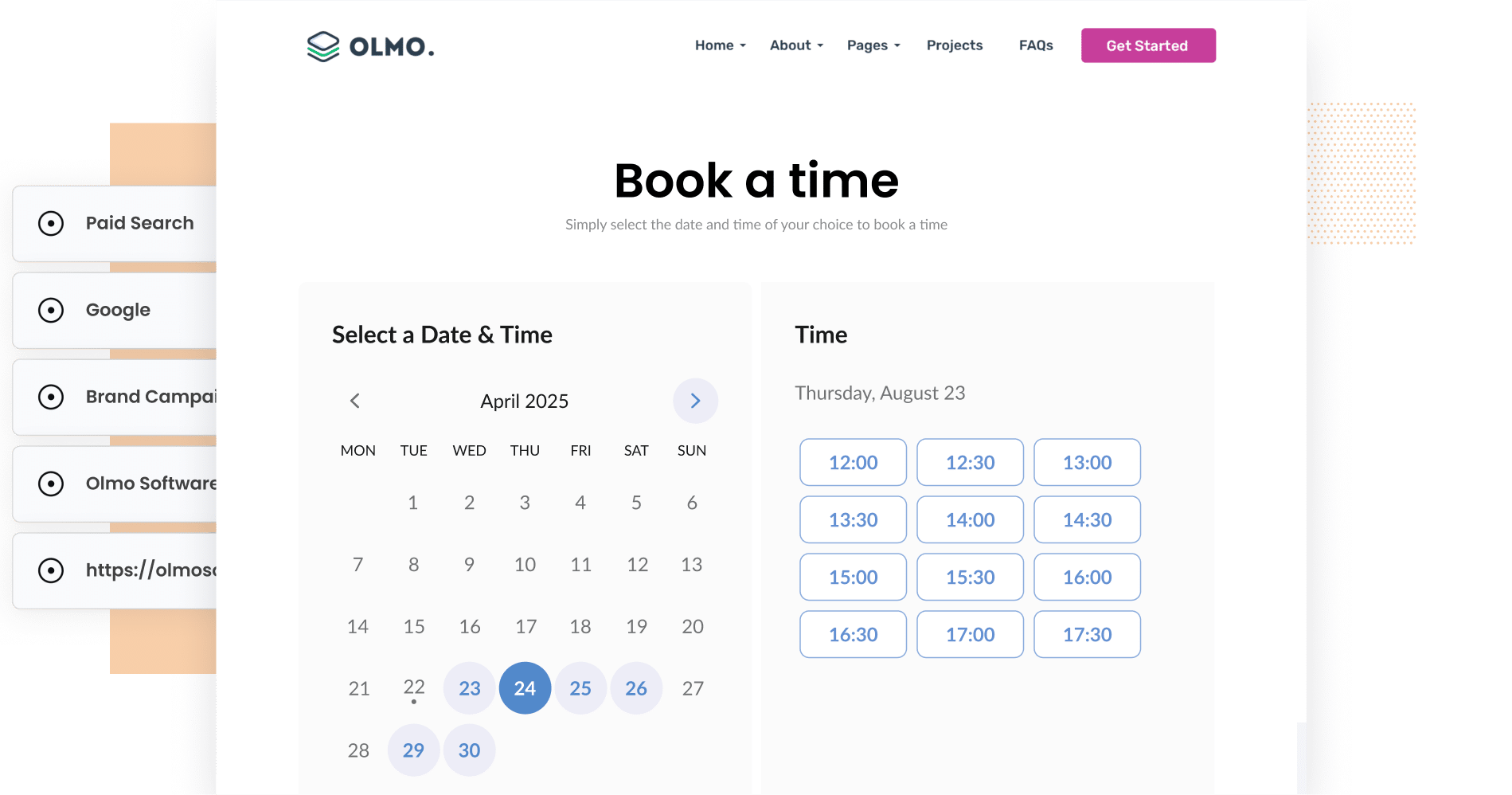 Generic Scheduling Hero Image