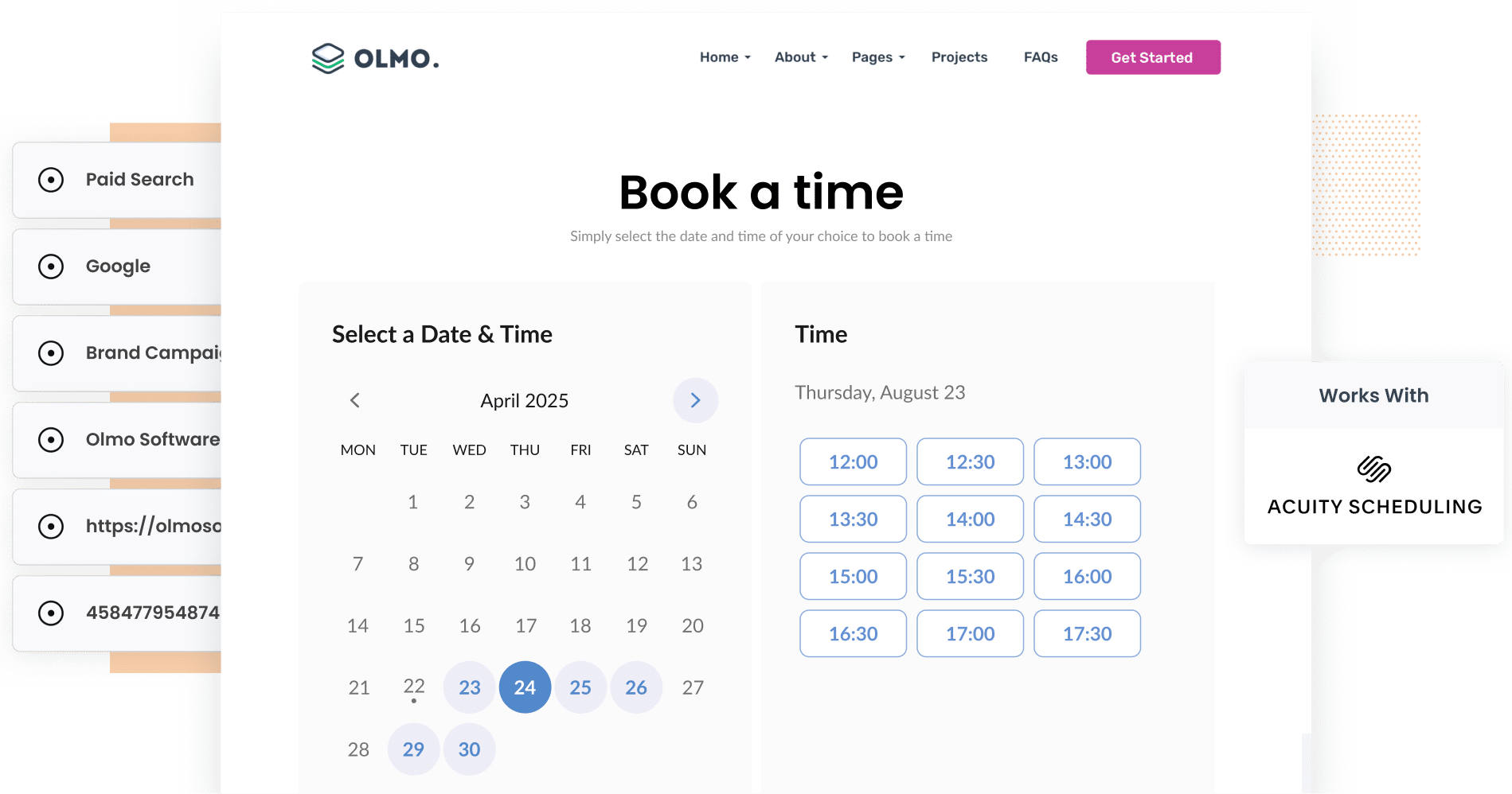 Acuity Scheduling - GCLID