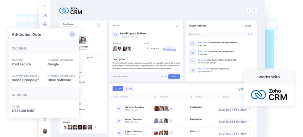How to capture the GCLID in Zoho CRM - Attributer