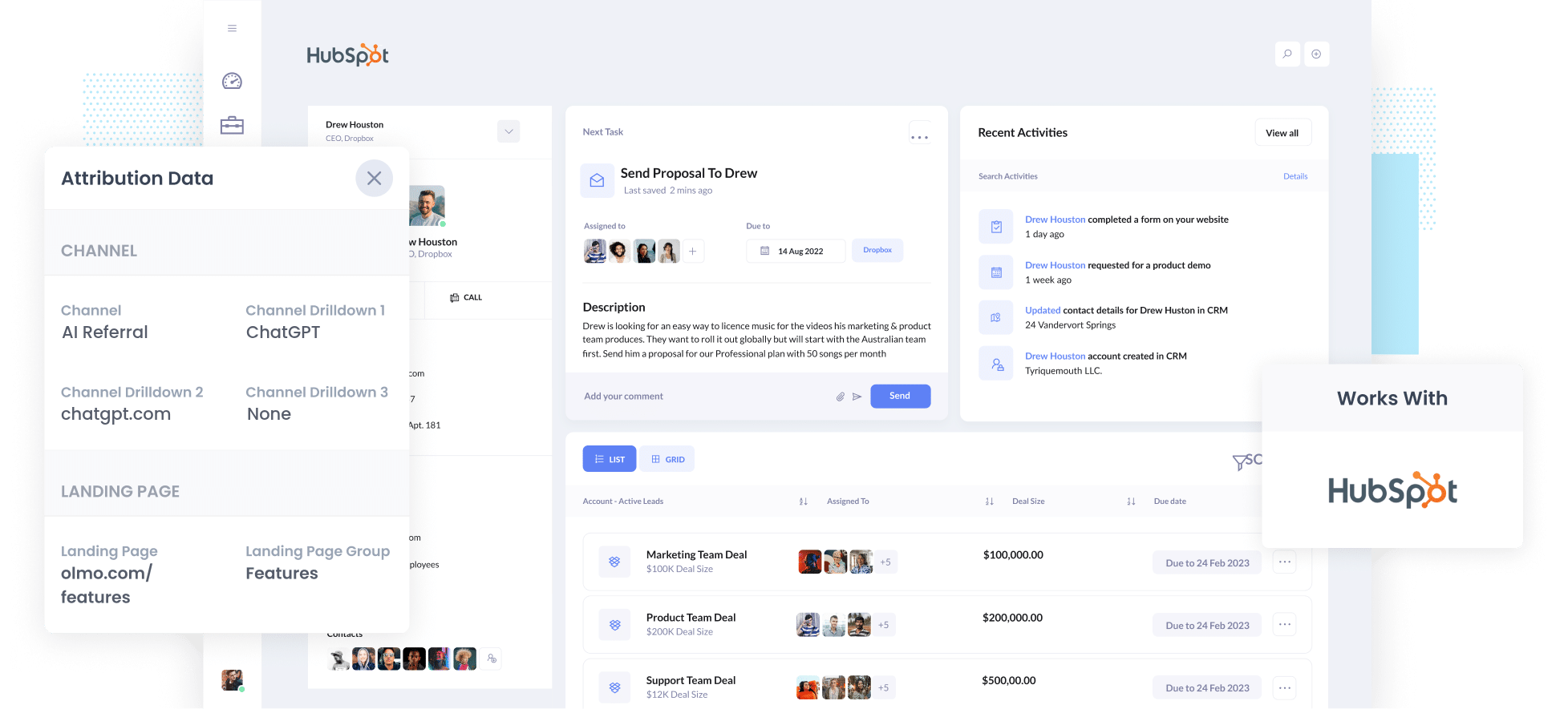 Track leads & customers from AI in HubSpot